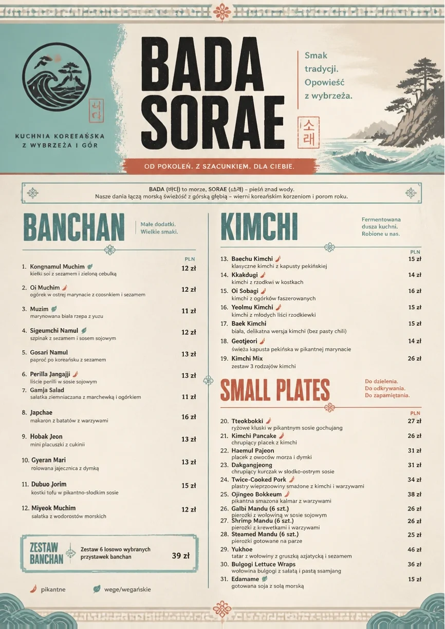 Heritage Tradition menu template preview