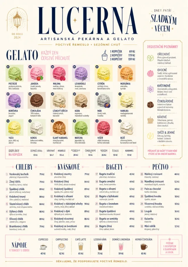 Gelato Bright bakery-menu menu template preview