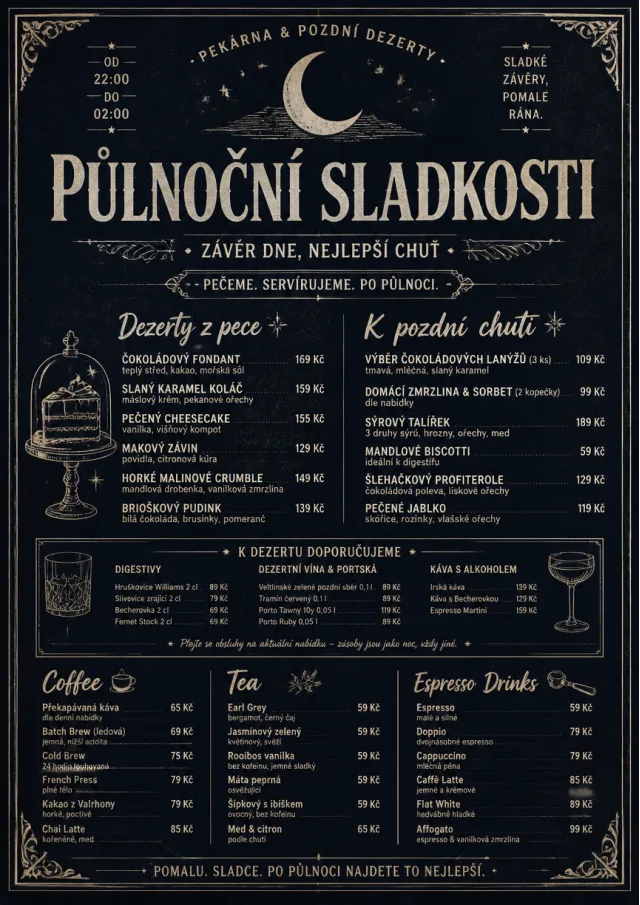 Midnight Sweets bakery-menu menu template preview