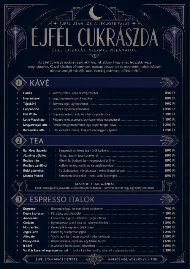 Midnight Sweets bakery-menu menu template preview