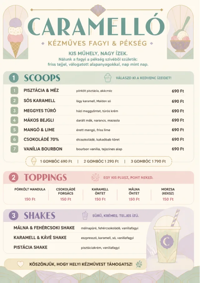 Scoop Shop Lite bakery-menu menu template preview