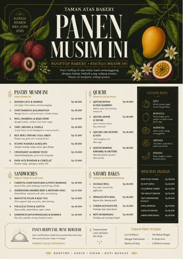 Seasonal Pastry bakery-menu menu template preview