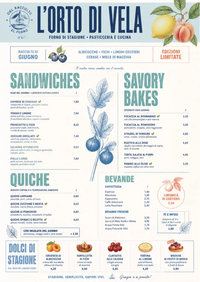 Seasonal Pastry bakery-menu menu template preview