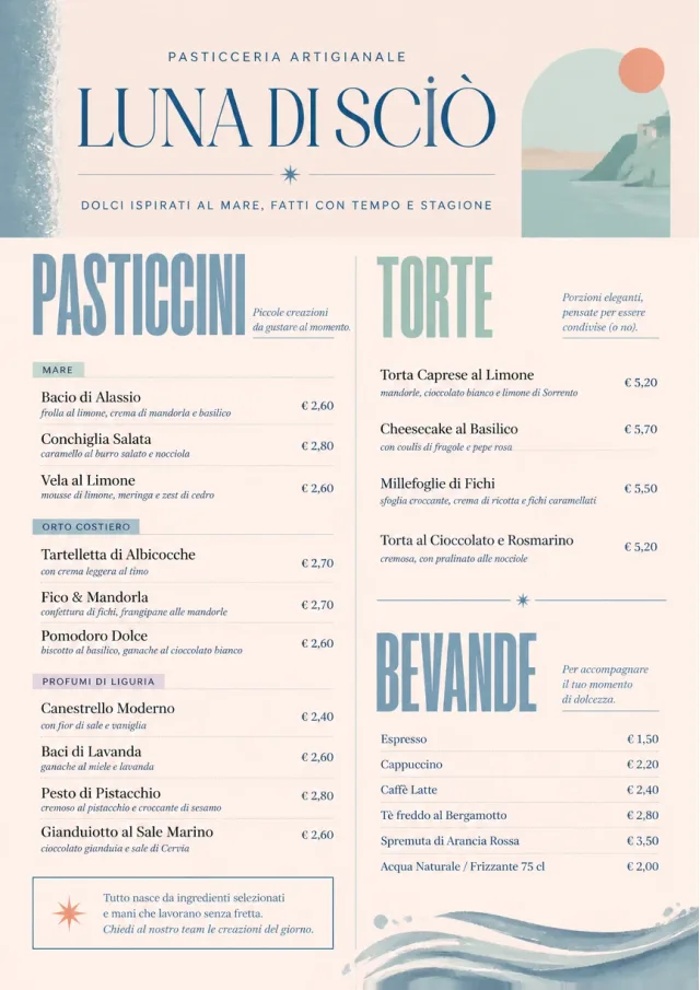 Patisserie Counter bakery-menu menu template preview