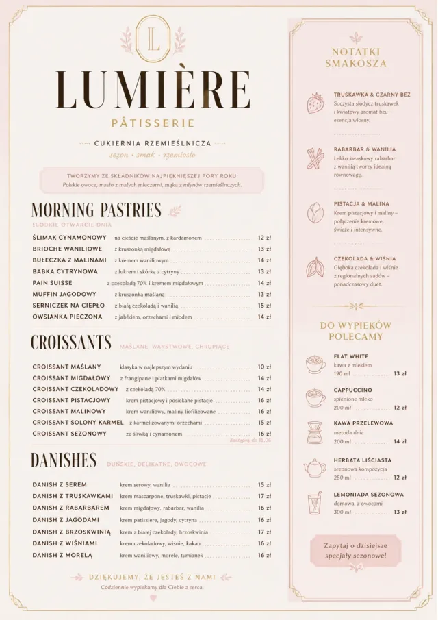 Patisserie Elegant bakery-menu menu template preview