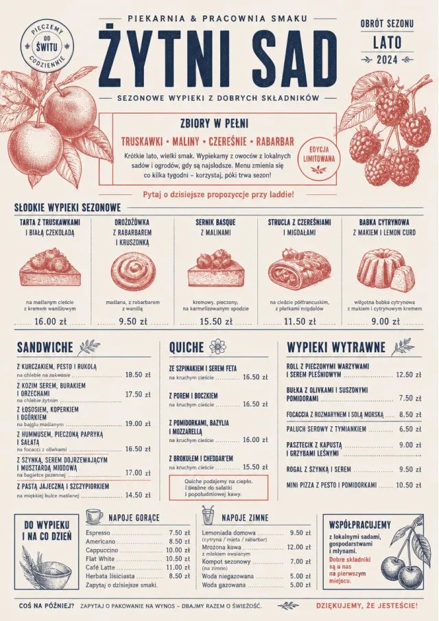 Seasonal Pastry bakery-menu menu template preview