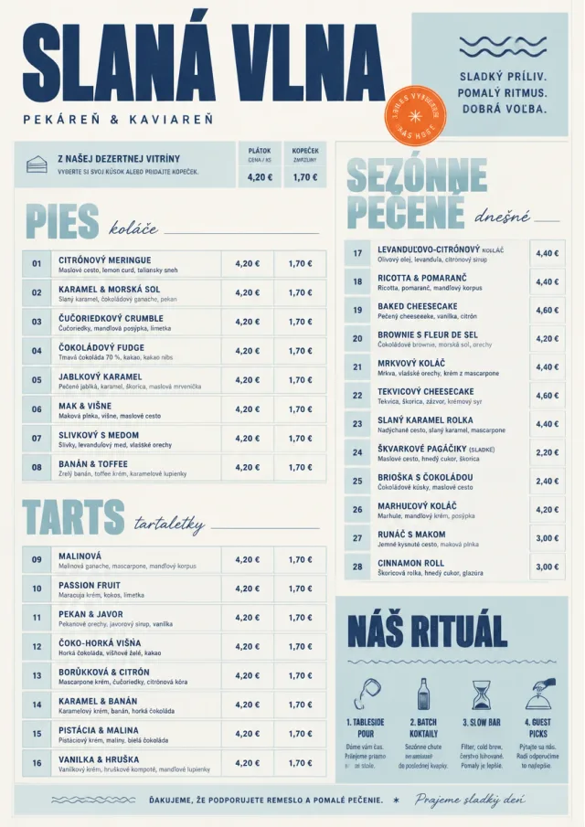 Cafe Dessert Case bakery-menu menu template preview