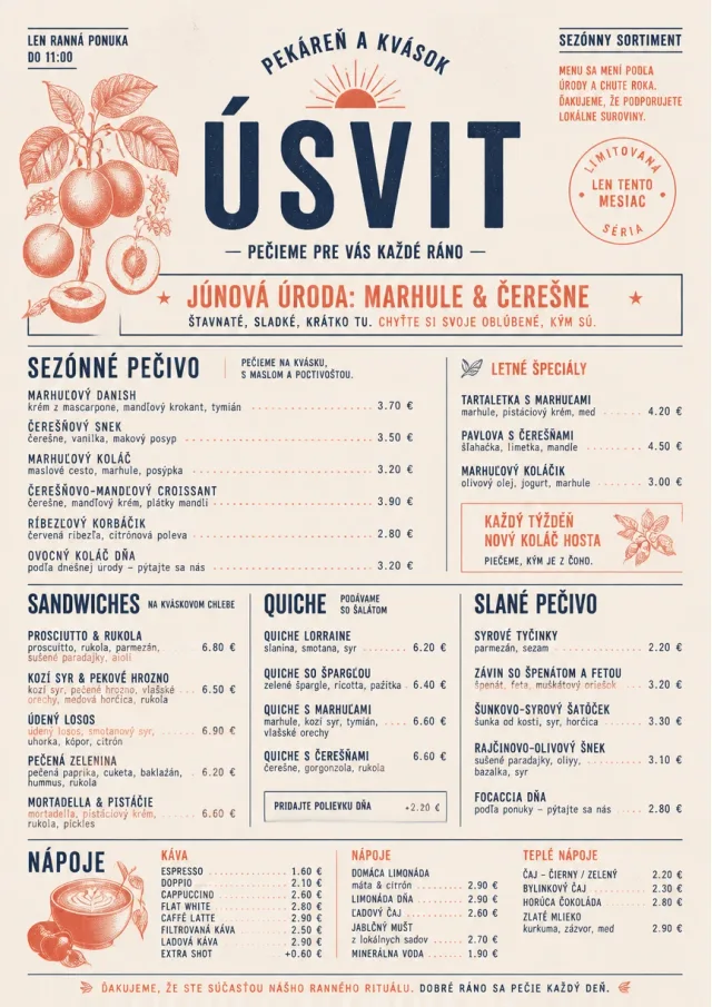 Seasonal Pastry bakery-menu menu template preview