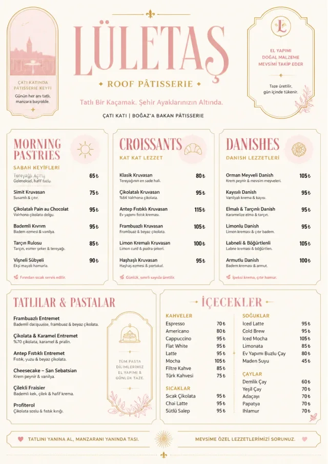 Patisserie Elegant bakery-menu menu template preview