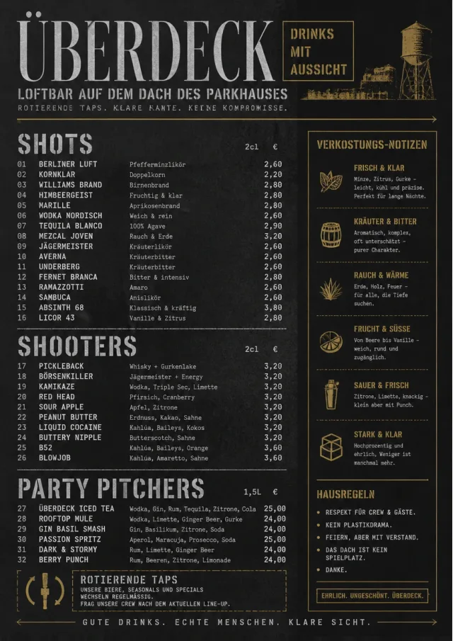 Industrial Craft bar-menu menu template preview