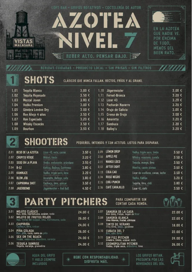 Industrial Craft bar-menu menu template preview
