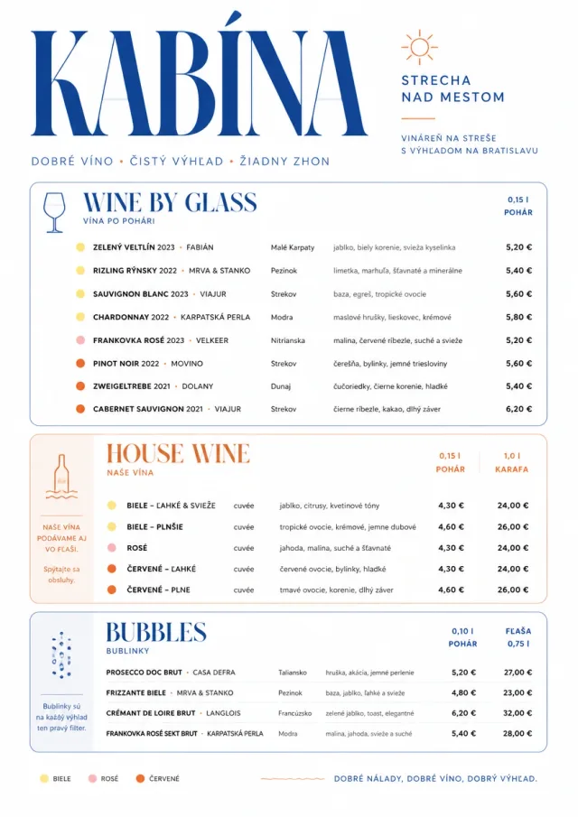 Modern Minimal Pour bar-menu menu template preview