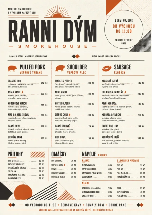 Modern Fusion bbq-menu menu template preview