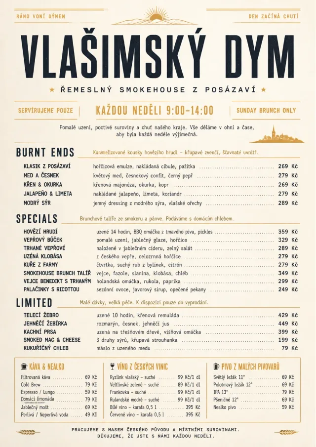 Fine Regional bbq-menu menu template preview