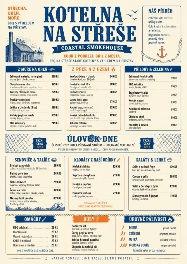 Coastal Regional bbq-menu menu template preview