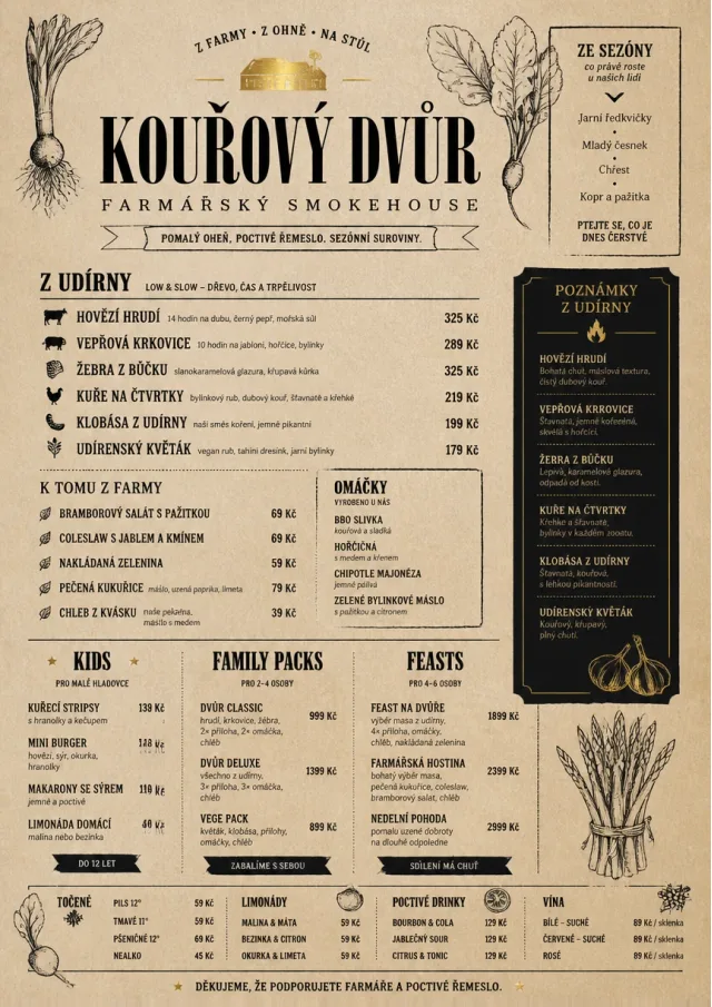 Farm Table Rustic bbq-menu menu template preview