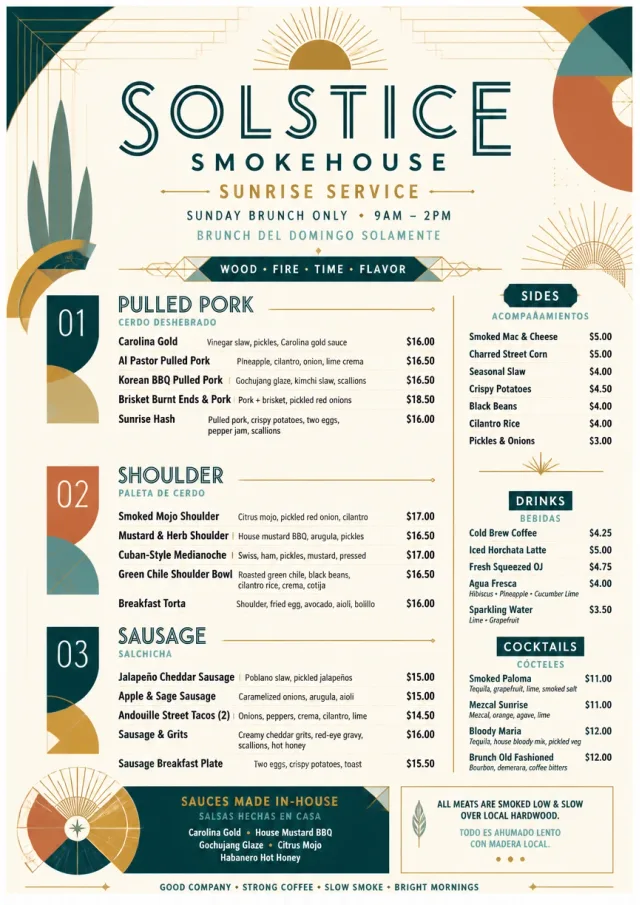 Modern Fusion bbq-menu menu template preview