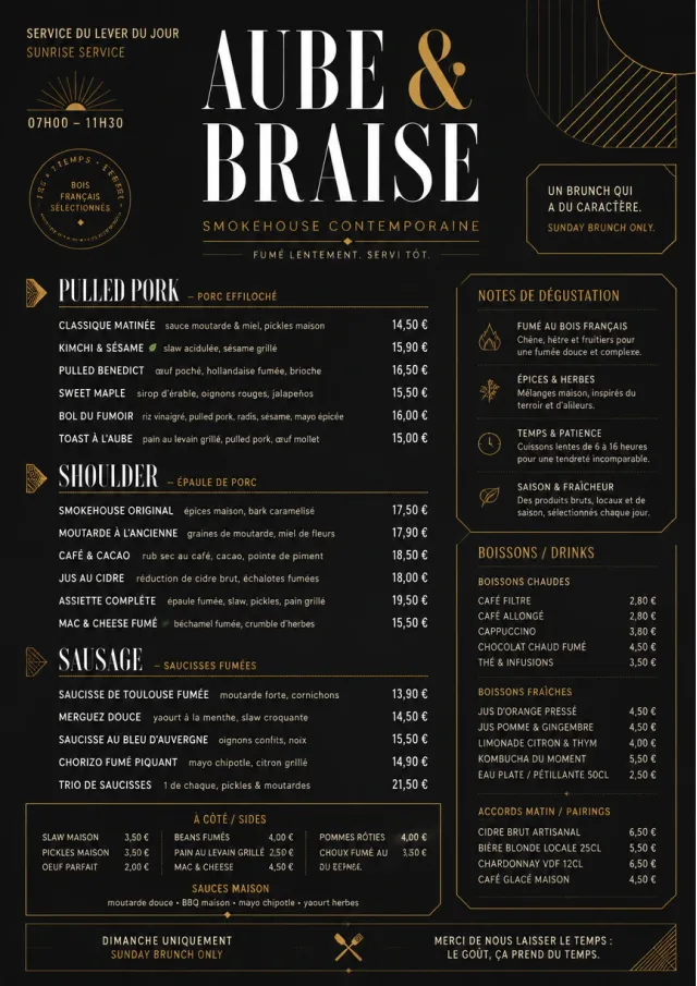 Modern Fusion bbq-menu menu template preview