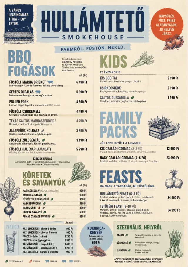 Farm Table Rustic bbq-menu menu template preview