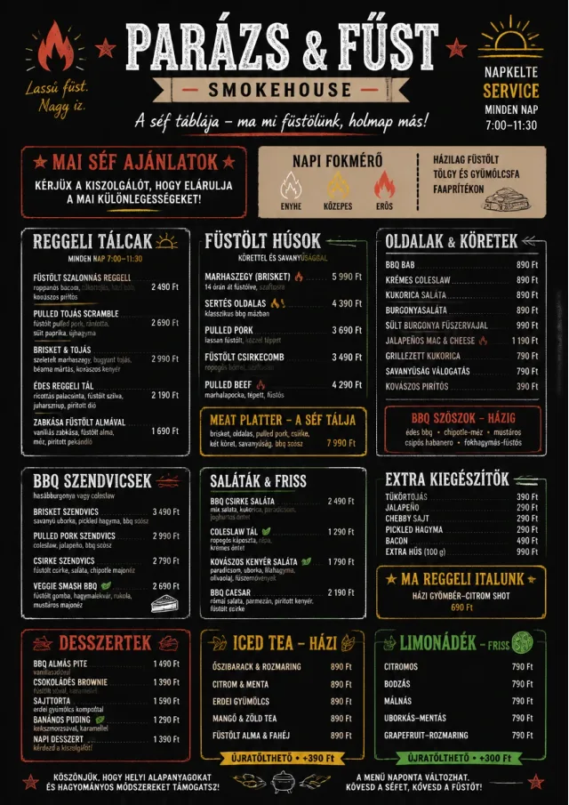 Chef Specials Board bbq-menu menu template preview