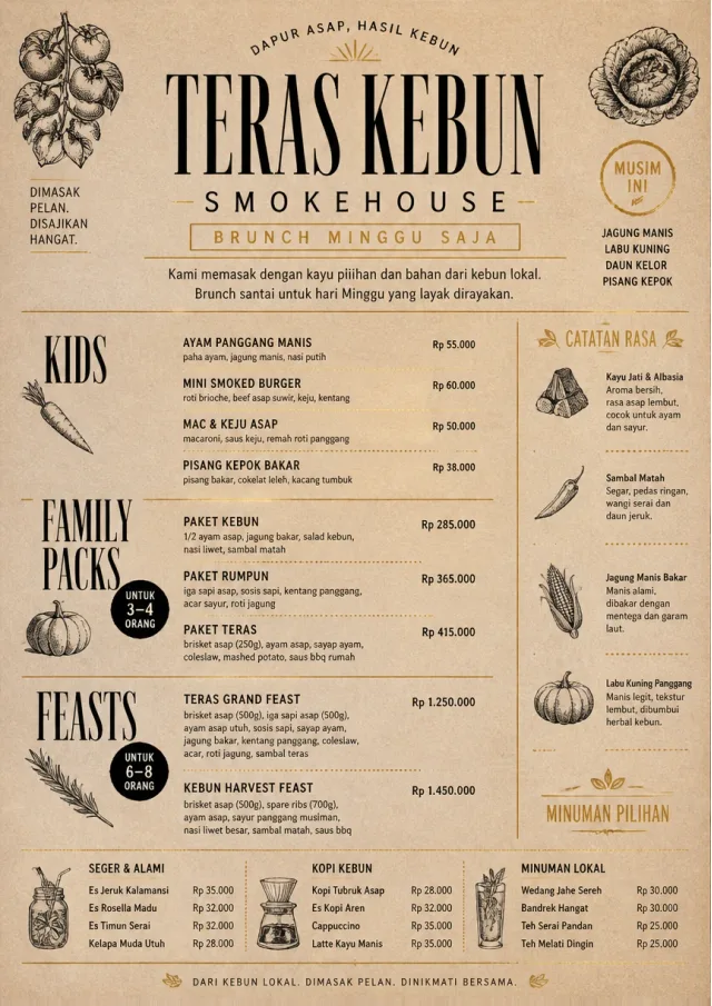Farm Table Rustic bbq-menu menu template preview