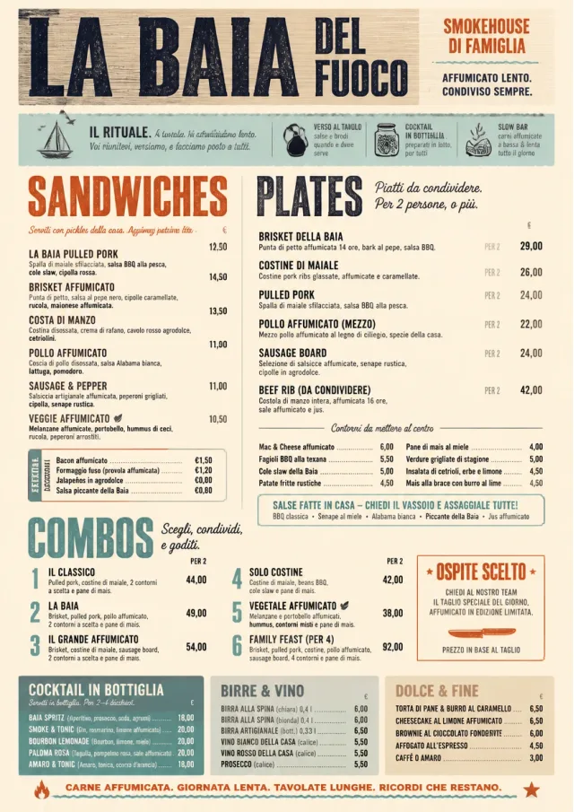 Family Style Feast bbq-menu menu template preview