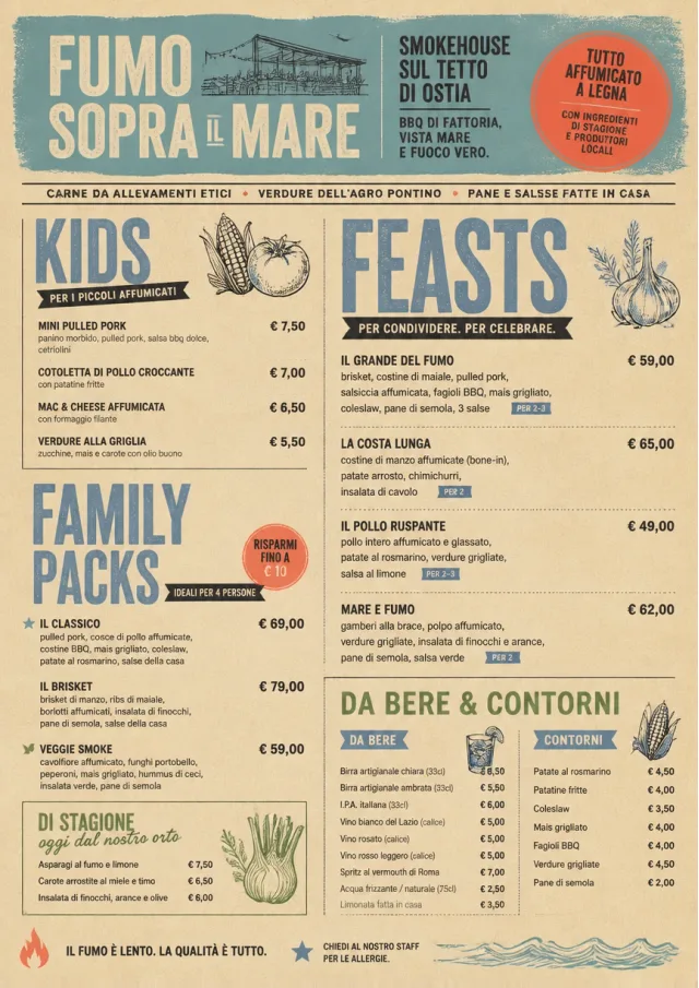 Farm Table Rustic bbq-menu menu template preview
