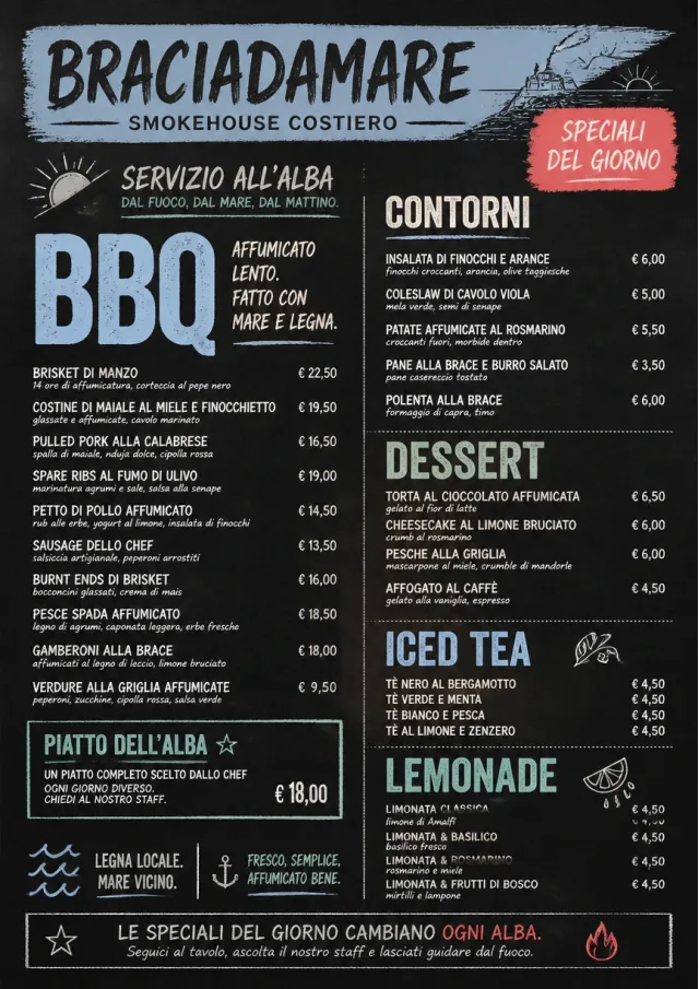 Chef Specials Board bbq-menu menu template preview