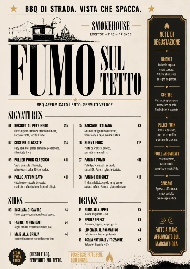 Street Stall Flyer bbq-menu menu template preview