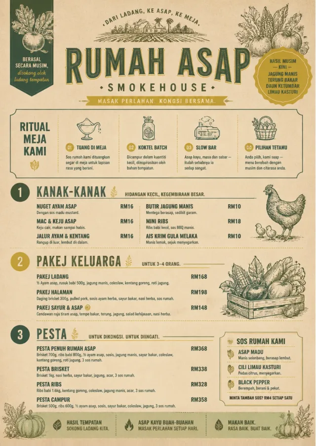 Farm Table Rustic bbq-menu menu template preview