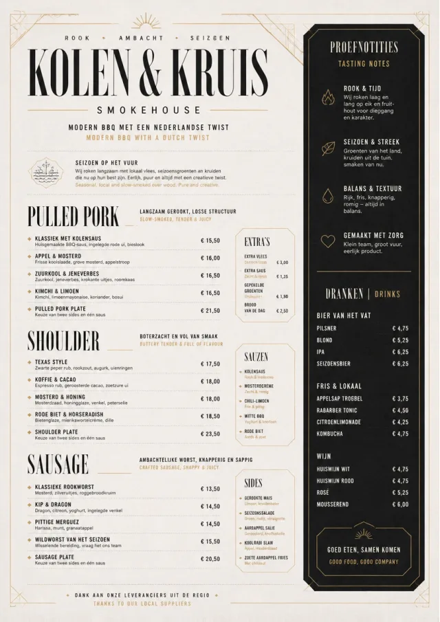 Modern Fusion bbq-menu menu template preview