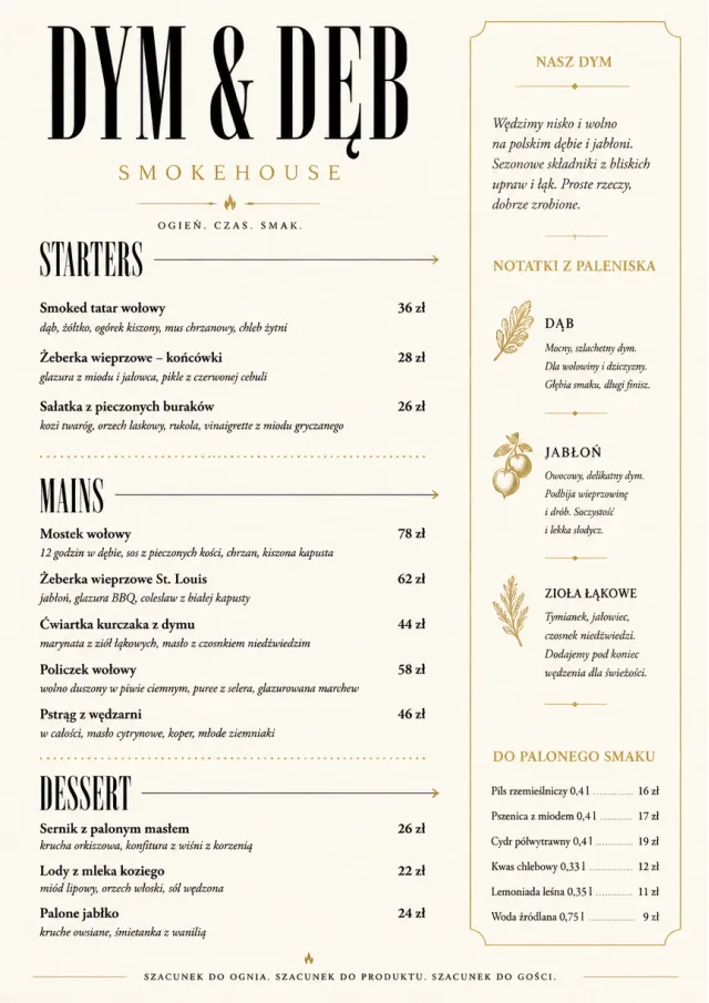 Chef Carte Brève bbq-menu menu template preview