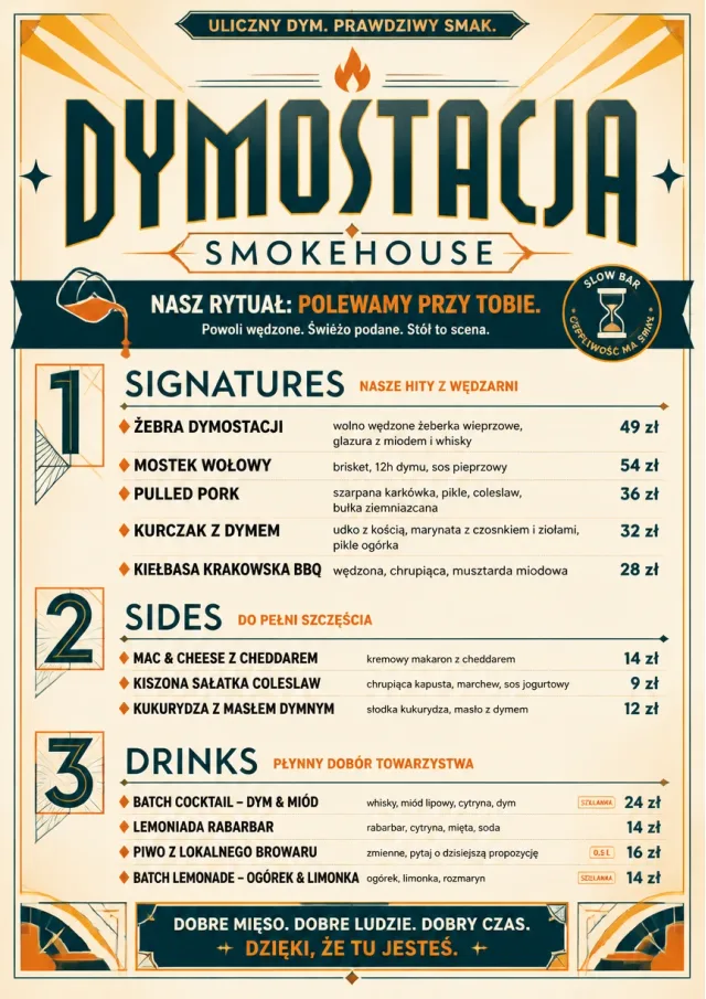 Street Stall Flyer bbq-menu menu template preview