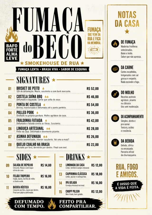 Street Stall Flyer bbq-menu menu template preview