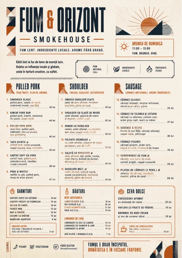 Modern Fusion bbq-menu menu template preview