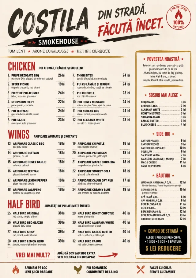 Street Stall Energy bbq-menu menu template preview