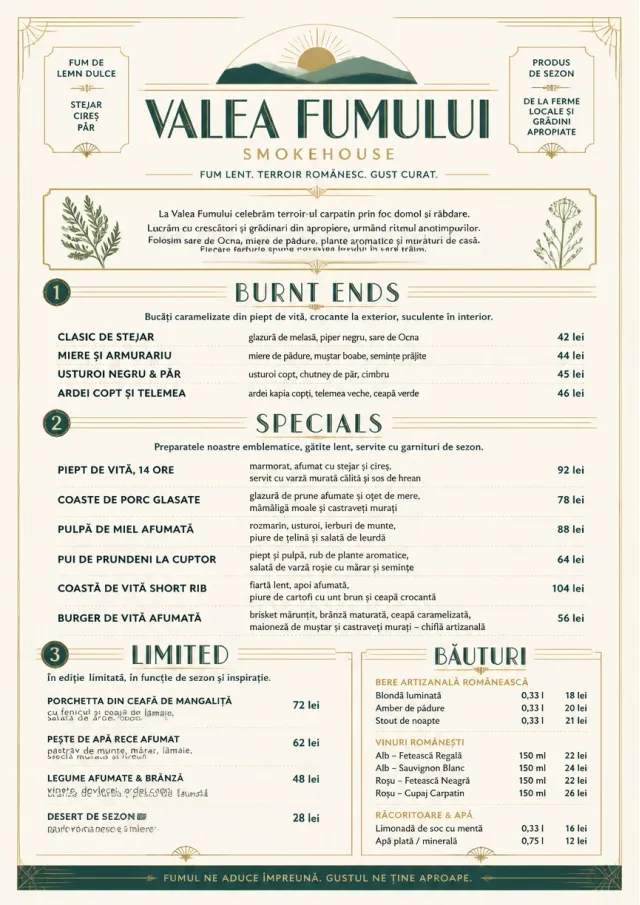 Fine Regional bbq-menu menu template preview