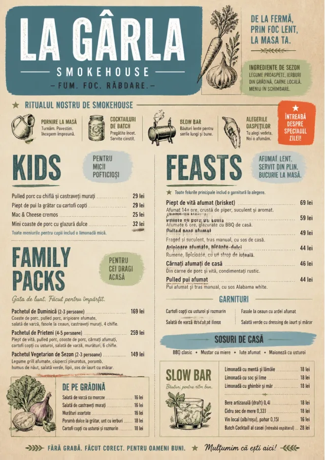 Farm Table Rustic bbq-menu menu template preview