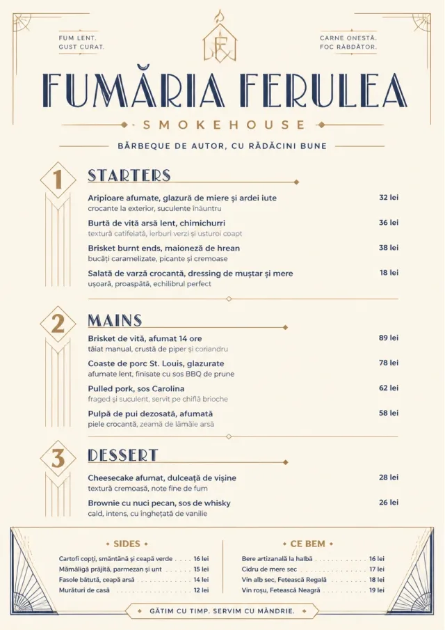 Chef Carte Brève bbq-menu menu template preview