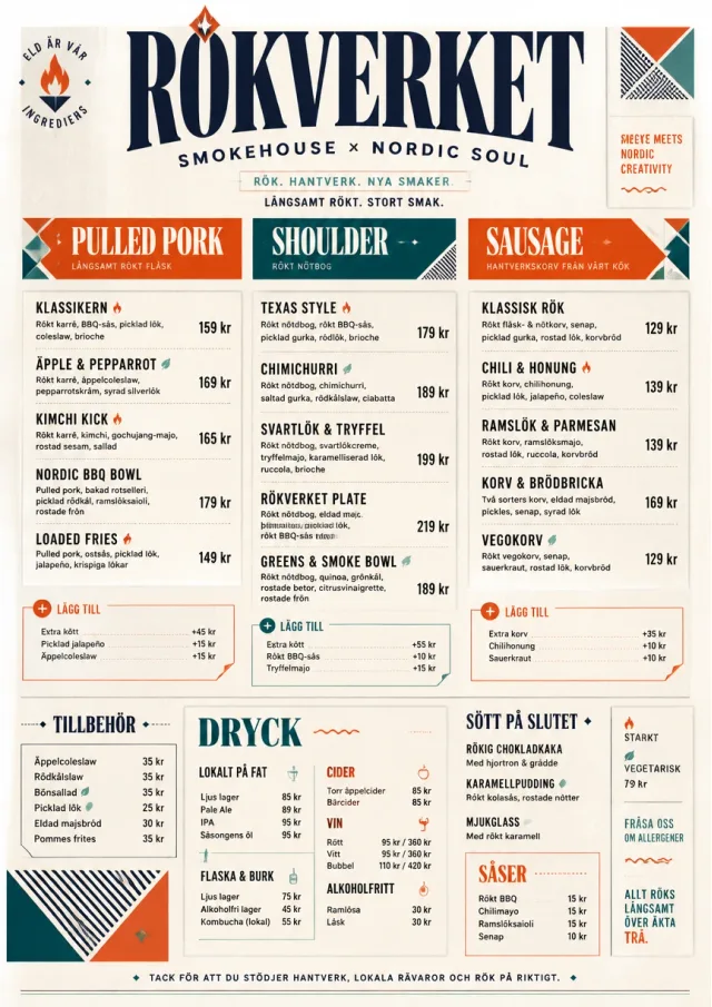 Modern Fusion bbq-menu menu template preview