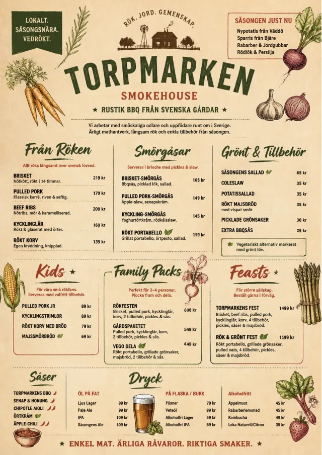 Farm Table Rustic bbq-menu menu template preview