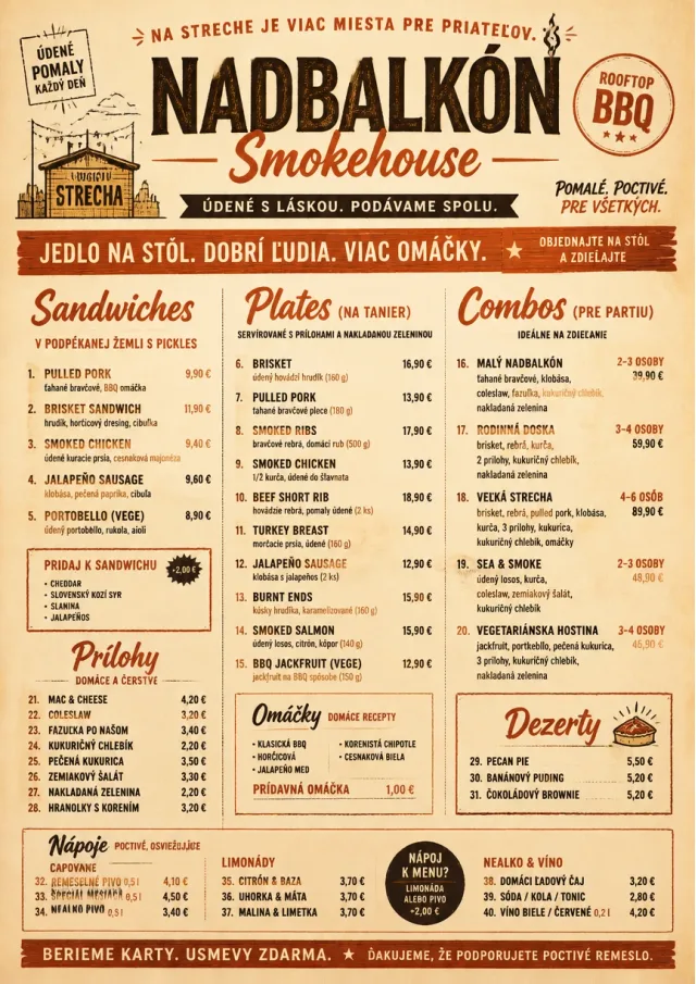 Family Style Feast bbq-menu menu template preview