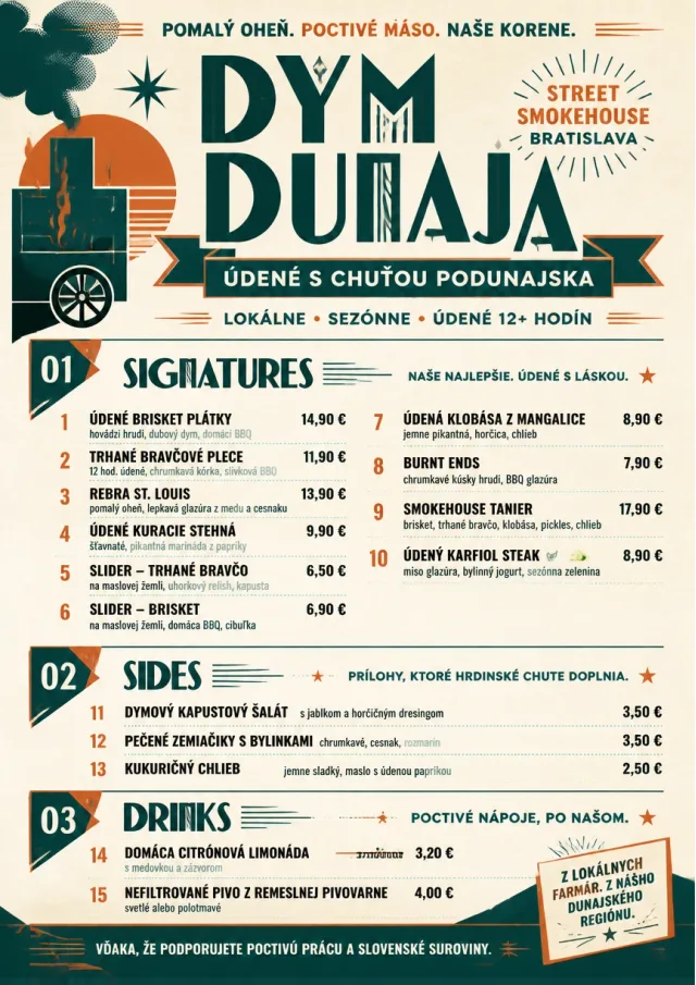 Street Stall Flyer bbq-menu menu template preview