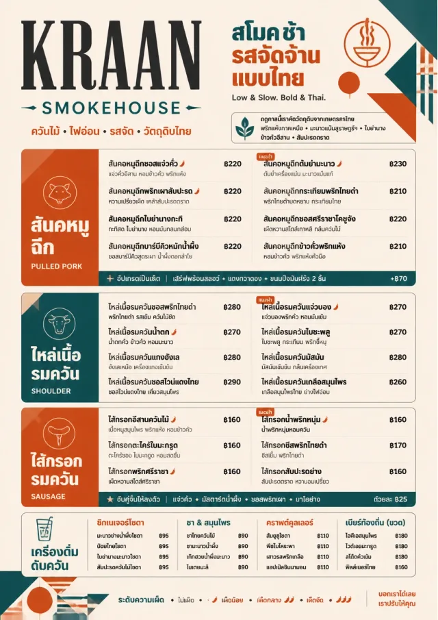 Modern Fusion bbq-menu menu template preview
