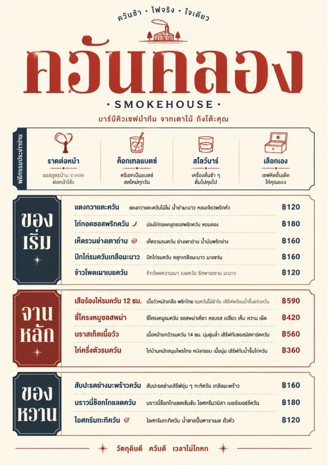 Chef Carte Brève bbq-menu menu template preview