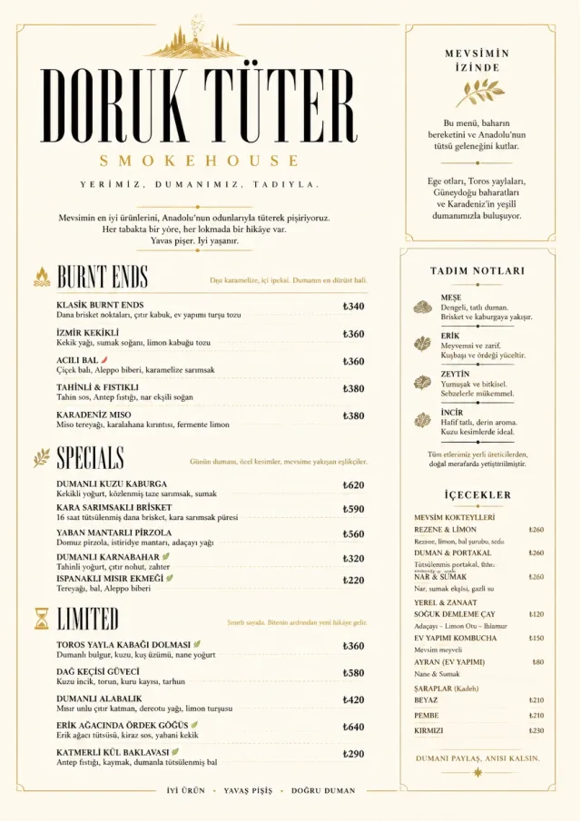 Fine Regional bbq-menu menu template preview