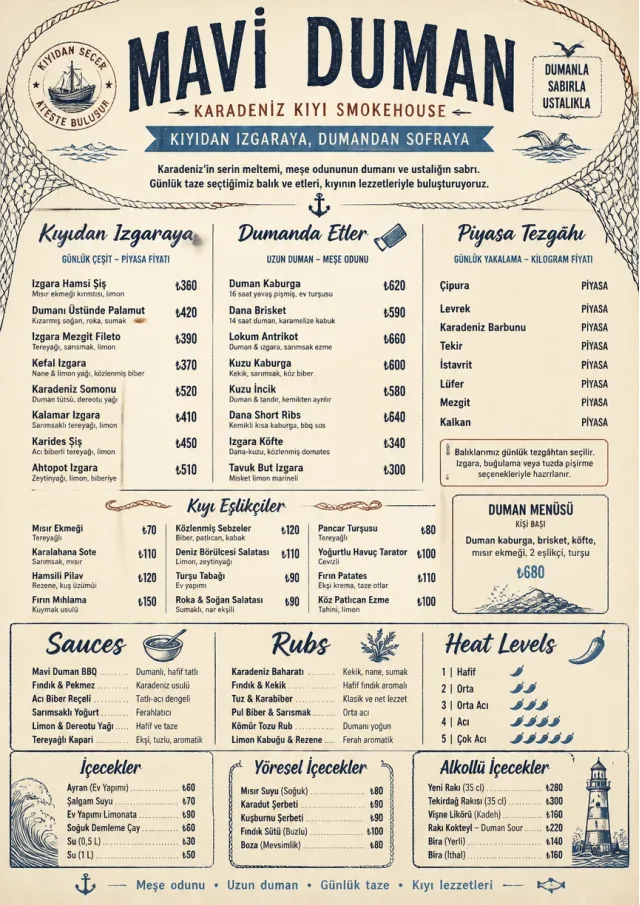 Coastal Regional bbq-menu menu template preview