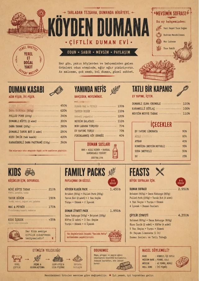 Farm Table Rustic bbq-menu menu template preview