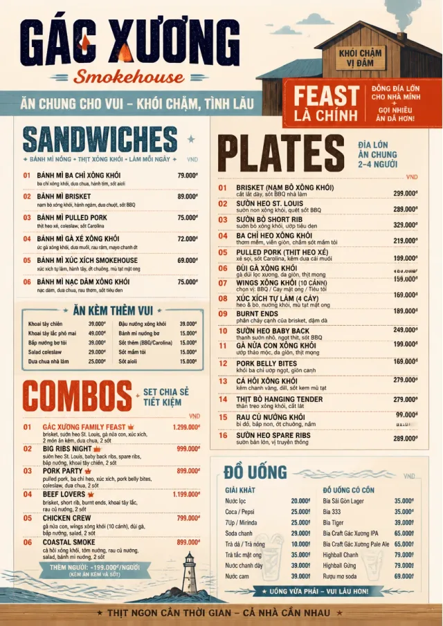Family Style Feast bbq-menu menu template preview