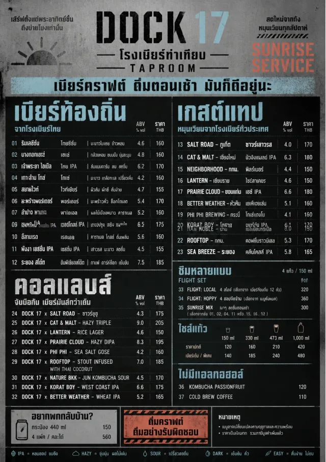 Industrial Craft beer-menu menu template preview